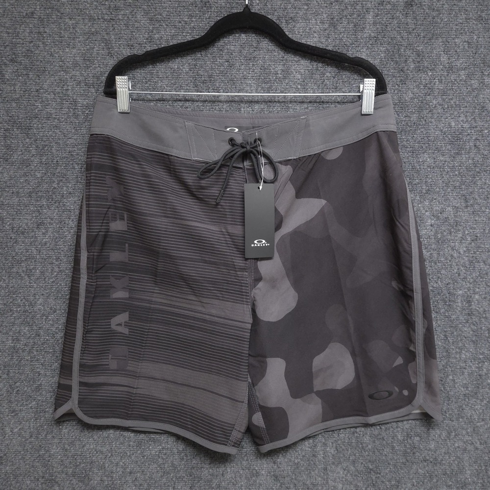 Oakley Boardshorts Mens 34 Utah Camo Mash 19 Forged Iron Hydrolix Surf Swim